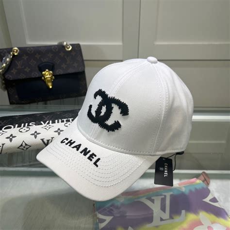 chanel clover baseball hat blue and white|chanel headwear 2023.